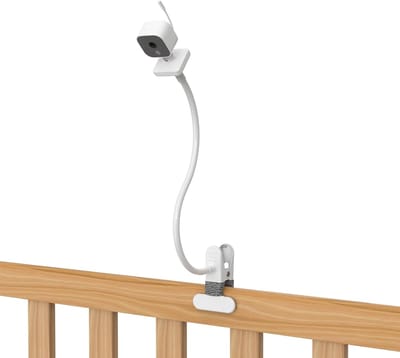 Babyfoon Houder - Cliphouder Monitor - Veilige Bevestiging - Flexibele Arm - Zwart