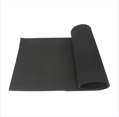 Graphite Vilt Deken - Hittebestendig Materiaal - Thermische Isolatie - Hoge Koolstofgraad - 146cm x 40cm - Grijs