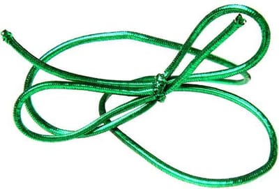 Versierelastiek Metallic Groen 40,5cm (50 stuks)
