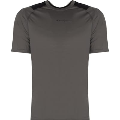 Champion T-Shirt Tech Tee Mannen zwart