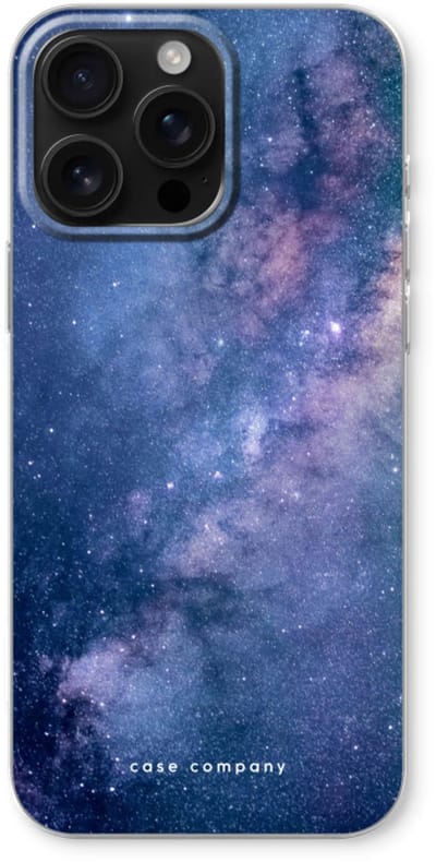 Case Company® - Hoesje geschikt voor iPhone 16 Pro Max hoesje - Nebula - Soft Cover Telefoonhoesje - Bescherming aan alle Kanten en Schermrand