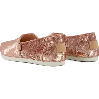 Vrouwen espadrilles met pailletten Toms Alpargata Classique