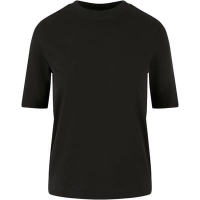Urban Classics - Classy Dames T-shirt - XS - Zwart