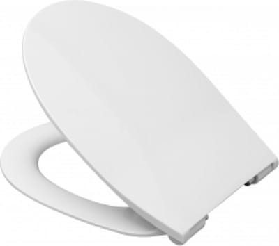 Sanifun Toiletbril Bounty – Ultradunne D-vorm WC-bril van Duroplast met Soft-Close & Quick-Release