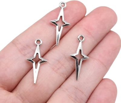 Hiden - Oorhangers - Enkelbandje - Sieraden Maken Meisjes - Oorbellen Maken - Sieraden Maken Volwassenen Pakket - Sterren - 5 stuks
