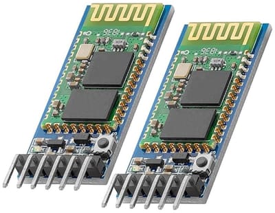 Zeynomax - Bluetooth RF-transceiver - Draadloze communicatie - 6-pins module - Master Slave - 10 meter bereik - Ideaal voor projecten