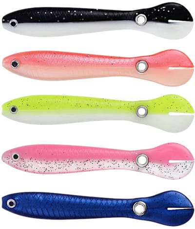 S&D | Kunstaas Shad - 6g 10cm - Soft lure - 5 stuks - Bionische modderkruiper - Roofvissen