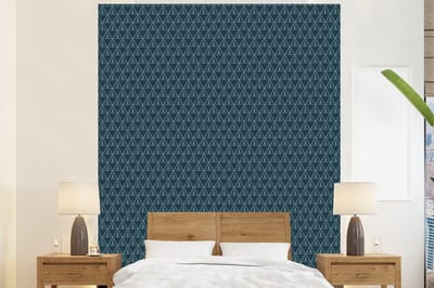 Behang - Fotobehang Design - Jongens - Driehoek - Kind - Breedte 225 cm x hoogte 280 cm