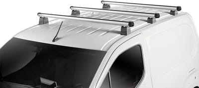 Dakdragers geschikt voor Citroën Berlingo III (K9) 2018-heden Green Valley Pro-Plus aluminium - 3 dragers