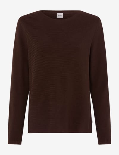 Brax Dames Trui  Style LESLEY brunette, donkerbruin, maat 38