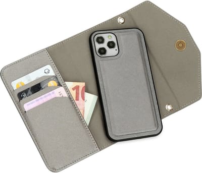 Casetastic Clutch Apple iPhone 12/12 Pro - Goud/Silver