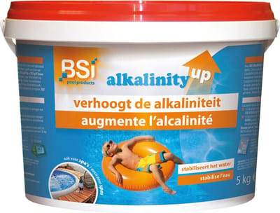 BSI - Alkalinity Up - Verhoogt de alkaliniteit in zwembad of spa - Gaat pH-schommelingen tegen - 5 kg