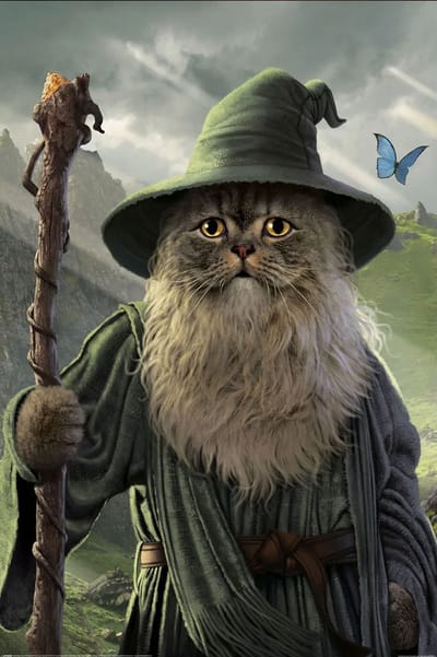 Hole in the Wall Fantasy Characters Maxi Poster-Catdalf (Diversen) Nieuw