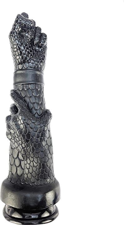 BNDGx® - Dildo - Extreem Grote Hand - 33cm - Zwarte Lange dikke Realistisch Penis -Zuignap -Anaal BDSM SM Fetisch Seks speeltje