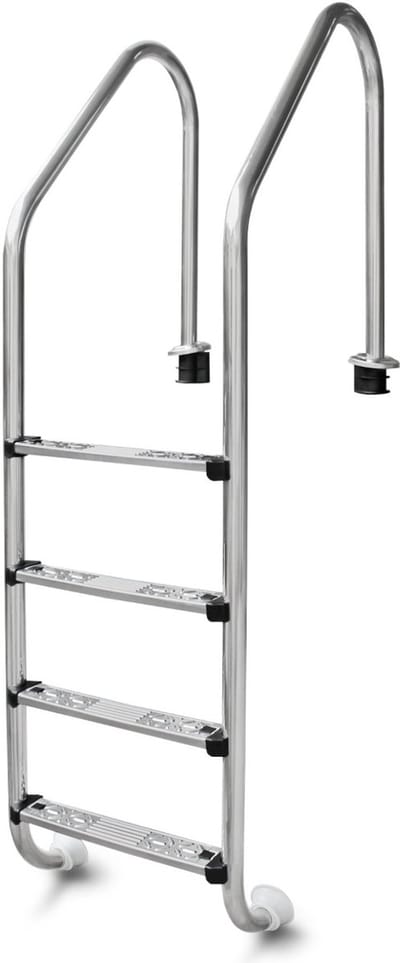 W'eau RVS zwembadtrap 4 treden - AISI 304