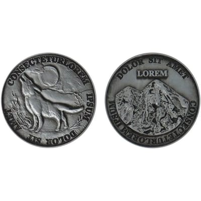 FaNaTtik Resident Evil Verzamelobject Collectable Coin Currency Limited Edition Zilverkleurig