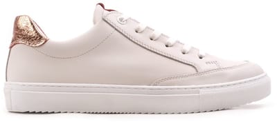 Omnio alfa retro sneakers dames beige/rosé leer