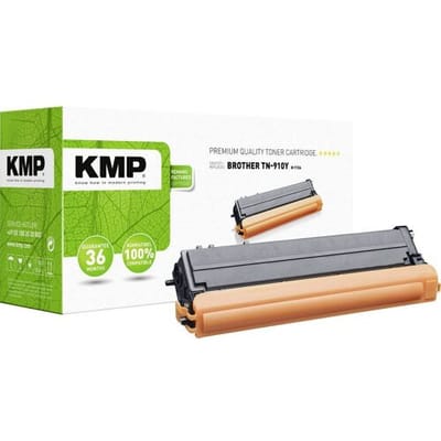 KMP Toner vervangt Brother TN-910Y Compatibel Geel 9000 bladzijden B-T124 SP466988