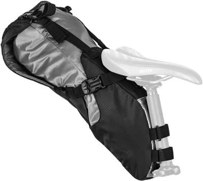 Zadeltas - Fietstas Onder - Fietsen Bikepacking - Afneembare Binnenzak - 11 Liter Capaciteit - Zwart
