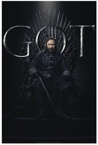 Game Of Thrones Sandor Clegane GOT Poster 20x30 cm