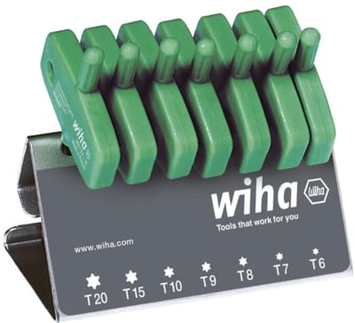 Inbussleutel Set - Torx Sleutelset - Precisie Montage - Chroom-vanadiumstaal - 8 Delig - Zwart
