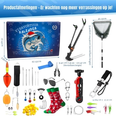 RWB® Adventskalender Mannen - Adventkalenden Heren - Adventkalender - Veelkleurig - 43cm x 30cm x 5cm