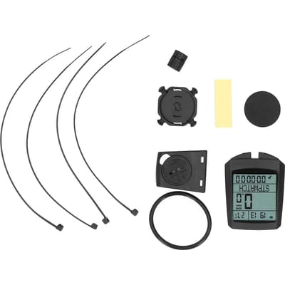 Fietscomputer Intelligente Inductie FSTN Scherm Snelheidsmeter IPX5 Waterdicht voor Fietsen black