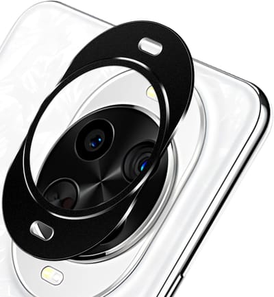 Dailygoods - voor Huawei Nova 14 Pro 5G Achteruitrijcamera, 9H Hardheid Camera Aluminiumlegering Lens Bescherming Achteraan, Krasbestendige Metalen Camera Protector voor Huawei Nova 14 Pro 5G - Zwart