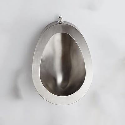 Roestvrijstalen Urinoir - Wand Urinoir - Openbare Ruimtes - Handsfree Sensor - Wandmontage - Zilver