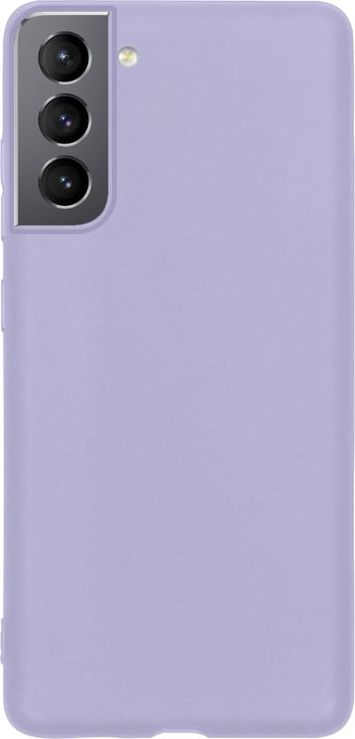 Hoes - Geschikt voor Samsung Galaxy S22 - Sterk & Shockproof - Hoesje Cover - Siliconen Case - Lila