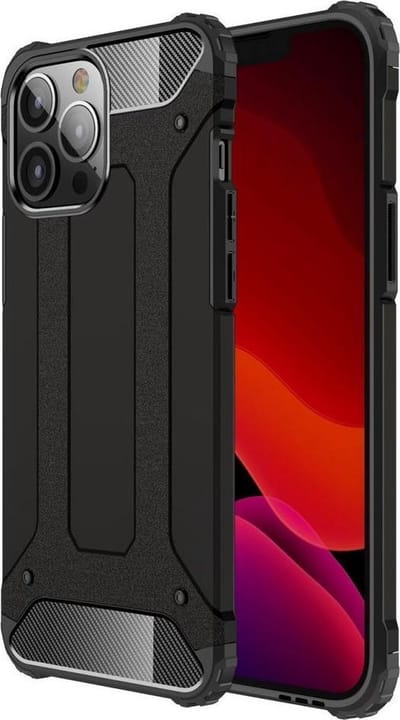 Hoesje Geschikt voor Apple iPhone 13 Pro Max | Shock Proof | Hybride Back Cover | Beschermhoes | Schokbestendig | Extra bescherming | Zwart