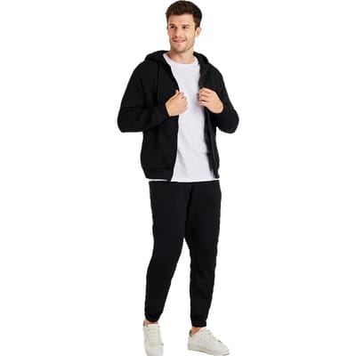 Kruze Heren Zip Up Hoodie Trainingspak