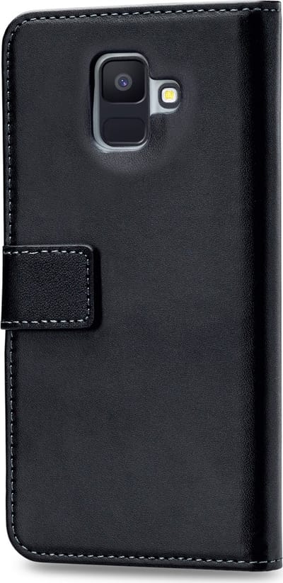 Mobilize Telefoonhoesje geschikt voor Samsung Galaxy A6 (2018) Hoesje | Mobilize Classic Gelly Wallet Bookcase Portemonnee | Pasjeshouder voor 2 Pasjes | Telefoonhoesje voor Pinpas / OV Kaart / Rijbewijs - Zwart
