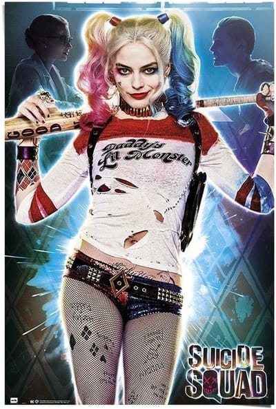 Poster Suicide Squad - Harley Quinn - 91,5 x 61 - Papier - REINDERS