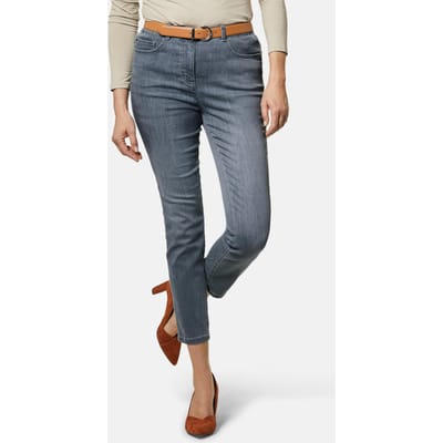 7/8-jeans BELLA COMFORT+ - grijs - Gr. 42 van Goldner Fashion