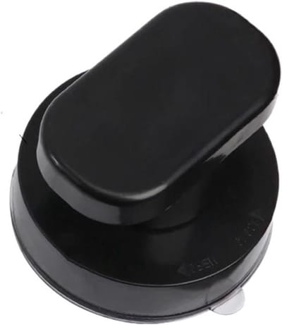 Antislip leuning - Douchegreep zuignap - Veilige grip - Bevestiging zonder boren - 62 x 5 cm - Zwart