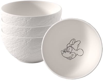 Müslischalen Manufacture Rock blanc - Mickey Mouse ø 14 cm Set van 4