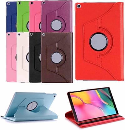 Apple iPad 10.2 inch (2019) HiCHiCO Tablet Hoes 360 Draaibare Rood met Stylus pen