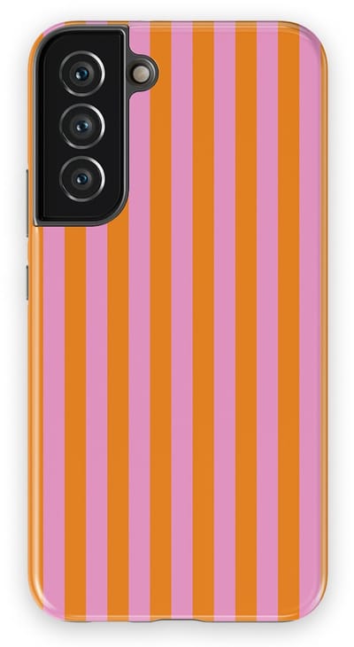 DripCase Gestreept Hoesje Samsung Galaxy S22 Plus | Backcover met Mag | Stripes Motief | Trendy Case Samsung Galaxy S22 Plus met Strepen Bubble Beam