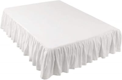 Bedrok - Matrashoes - Slaapkamer Decoratie - Verbergt Bedbodem - 35 cm Hoogte - Wit