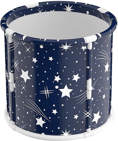 Draagbare Badkuip - Opvouwbare Kuip - Ontspannend Baden - Ruime Soaking Capaciteit - 70 cm diameter - Meerkleurig