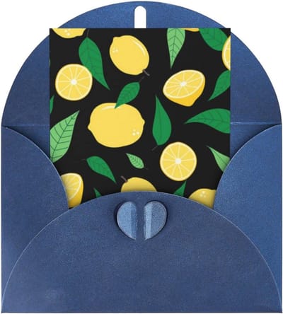 Wenskaarten Set - Alle Gelegenheden Kaarten - Verjaardag Kerst Verjaardag - Parelmoer Papier Envelop - One Size - Blauw
