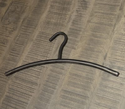 Garderobehanger Set van 6 Metaal Zwart