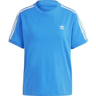 Adidas Originals 3-stripes T-shirt Vrouwen Blauw