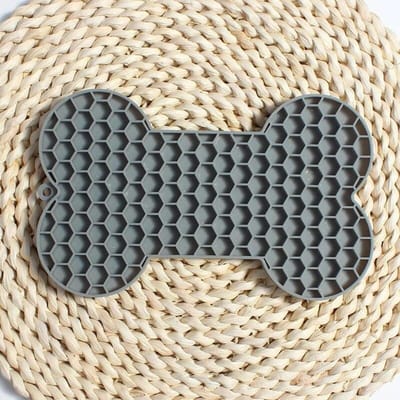 Bot Vorm Siliconen Likken Pad Hond Pindakaas Slow Food Kom Eten voor Katten Honden Feeder Voeden Lickmat