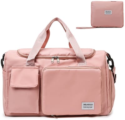 ReisTas-46x25x28cm-Waterdicht-Roze-Oxford