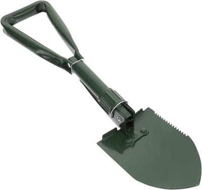 Noodsneeuwschuiver - geschikt voor auto's, huizen en reizen - opvouwbaar - compact maar krachtig - voor het omgaan met streng winterweer - 46*12cm -Groen