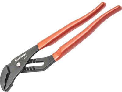 Tang- en groeftang met rechte kaak - 177,8 mm, zwart oxide
