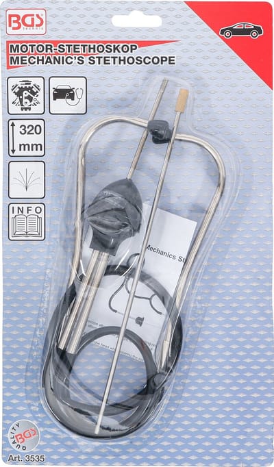 BGS Auto Motor - Versnellingsbak - Aandrijving - stethoscoop 320mm - Autodiagnose - Motorrevisie - BGS3535