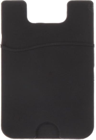 Scoby - Pasjeshouder - Telefoonaccessoire - Zelfklevende Kaartslip - Card Pocket - Universeel Formaat - Zwart